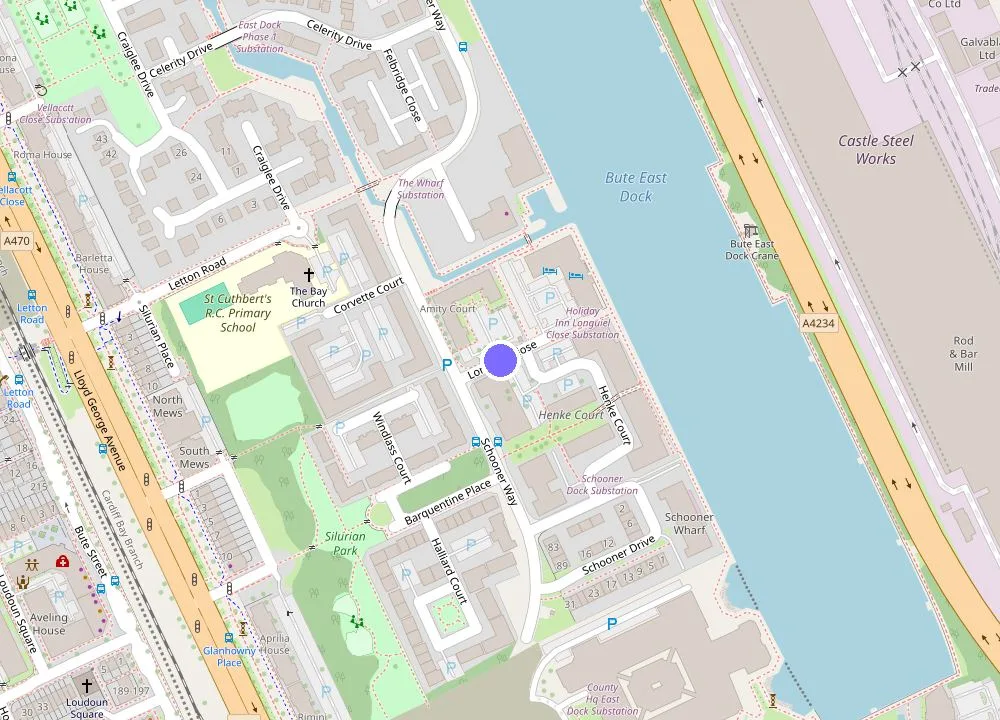 Map: Staybridge Suites - Cardiff by IHG